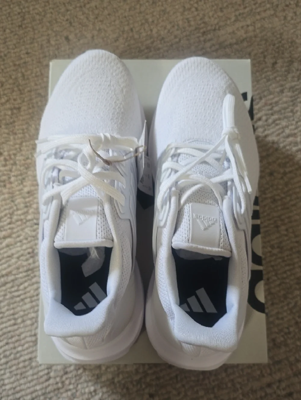 adidas Women's Ubounce DNA White Running Shoes - Picture 5 of 5